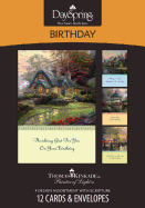 Thomas Kinkade Birthday Cards 12pk