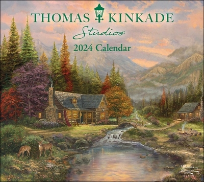 Thomas Kinkade Studios 2024 Deluxe Wall Calendar - Kinkade, Thomas