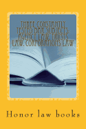 Three Constantly Tested Bar Subjects: Agency Law, Trusts Law, Corporations Law: By Writers of Model Essays on All 3 Subjects - Feb 2012 Bar Examination - Look Inside