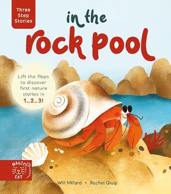 Three Step Stories: In the Rock Pool: Lift the Flaps to Discover First Nature Stories in 1... 2... 3! - Millard, Will