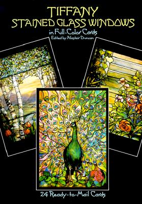 Tiffany Stained Glass Windows: 24 Cards - Duncan, Alastair (Editor)