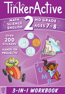Tinkeractive 2nd Grade 3-In-1 Workbook: Math, Science, English Language Arts