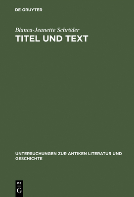 Titel und Text - Schrder, Bianca-Jeanette