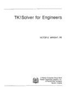 TK!Solver for Engineers - Wright, Victor E