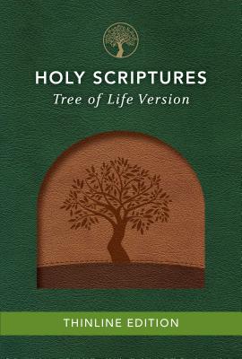 Tlv Thinline Bible, Holy Scriptures, Walnut/Brown, Tree Design Duravella - Messianic Jewish Family Bible Society (Translated by)