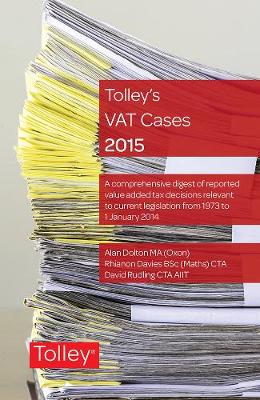 Tolley's VAT Cases 2015 - Davies, Rhianon, and Rudling, David