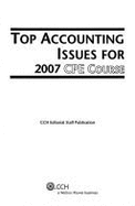 Top Accounting Issues for 2007 CPE Course