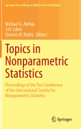 Topics in Nonparametric Statistics: Proceedings of the First Conference of the International Society for Nonparametric Statistics