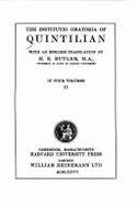 Training of an Orator: Volume II. Books 4-6 - Quintilian, and Butler, H E (Translated by)