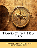 Transactions, 1898-1905