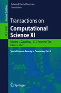 Transactions on Computational Science XI: Special Issue on Security in Computing, Part II