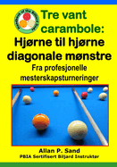 Tre vant carambole - Hjrne til hjrne diagonale mnstre: Fra profesjonelle mesterskapsturneringer