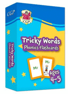 Tricky Words Phonics Flashcards for Ages 4-5 (Reception)