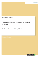 Triggers of Acute Changes in Ethical Attitude: Do Honour Codes cause Priming Effects? - Kitz Krmer, David