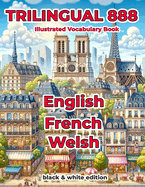 Trilingual 888 English French Welsh Illustrated Vocabulary Book: Help your child master new words effortlessly