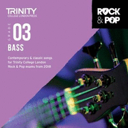 Trinity College London Rock & Pop 2018 Bass Grade 3 CD Only