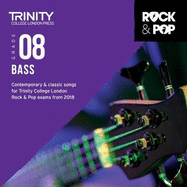 Trinity College London Rock & Pop 2018 Bass Grade 8 CD Only