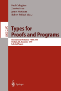 Types for Proofs and Programs: International Workshop, Types 2000, Durham, UK, December 8-12, 2000. Selected Papers