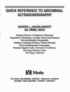 Ultrasonography Quick Reference - Hagen-Ansert, Sandra L