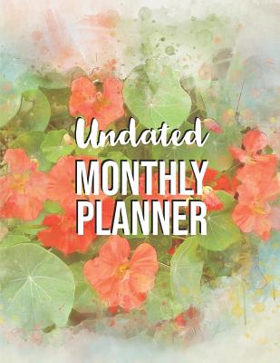 Undated Monthly Planner: 24 Month Calendar with Notes Pages 8.5 x 11 Inches (Volume 2) - Planner, Nnj