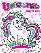 Unicorn Coloring Book: Big Unicorns Activity Coloring Book for Girls, Kids, Toddlers Bonus Mazes Puzzle Ages 4-8 Perfect Gifts