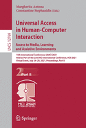 Universal Access in Human-Computer Interaction. Access to Media, Learning and Assistive Environments: 15th International Conference, Uahci 2021, Held as Part of the 23rd Hci International Conference, Hcii 2021, Virtual Event, July 24-29, 2021...