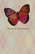 Unruled & Line Notebook: Butterfly Classic Soft Cover Dual Design Alternating Half College Ruled Half Blank Creative Sketchbook with Lined Pages Drawing or Doodling & Writing Journal Notebook Organizer