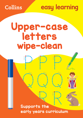 Upper Case Letters Age 3-5 Wipe Clean Activity Book: Ideal for Home Learning - Collins Easy Learning