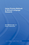 Using Priming Methods in Second Language Research