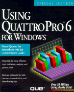 Using Quattro Pro 6 for Windows - Underdahl, Brian