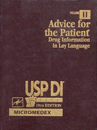 Usp Di Supplement Vol. II: Advice for the Patient, Drug Information in Law Language