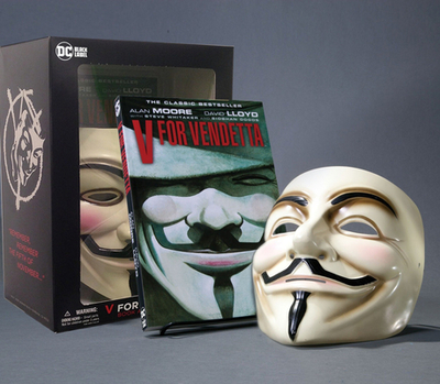 V for Vendetta Book & Mask Set - Moore, Alan