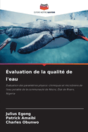 ?valuation de la qualit? de l'eau