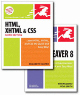 Valuepack:VisualQuickStart HTML with Macromedia Dreamweaver Visual Quickstart Guide. - Castro, Elizabeth, and Negrino, Tom, and Smith, Dori