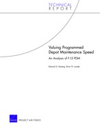 Valuing Programmed Depot Maintenance Speed: An Analysis of F-15 Pdm