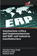 Valutazione critica dell'implementazione dell'ERP nell'industria manifatturiera