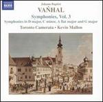 Vanhal: Symphonies, Vol. 3