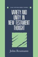 Variety and Unity in New Testament Thought