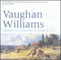 Vaughan Williams: Symphonies Nos. 3 "Pastoral" & 5 - Margaret Ritchie (soprano); London Philharmonic Orchestra; Adrian Boult (conductor)