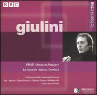 Verdi: Messa da Requiem; La forza del destino Overture - Grace Bumbry (mezzo-soprano); Ilva Ligabue (soprano); Raffaele Arie (bass); Sndor Knya (tenor);...