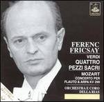 Verdi: Quattro Pezzi Sacri; Mozart: Concerto per Flauto e Arpa, KV299 - Fritz Helmis (harp); Hans Schmitz (flute); Ferenc Fricsay (conductor)