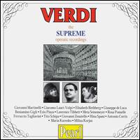 Verdi: The Supreme Opera Recordings - Antonio Cortis (tenor); Beniamino Gigli (tenor); Elisabeth Rethberg (soprano); Ezio Pinza (bass);...