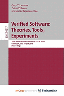 Verified Software: Theories, Tools, Experiments - Leavens, Gary T (Editor), and O'Hearn, Peter (Editor), and Rajamani, Sriram K (Editor)