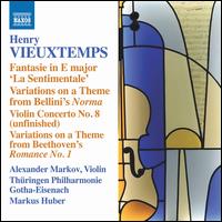 Vieuxtemps: La Sentimentale - Albert Markov (candenza); Alexander Markov (violin); Thringen Philharmonie Gotha-Eisenach; Markus Huber (conductor)