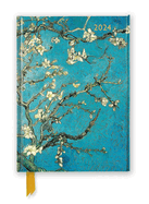 Vincent Van Gogh: Almond Blossom 2024 Luxury Diary - Page to View with Notes