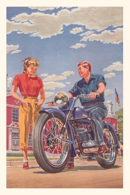 Vintage Journal Couple with Motorcycle - Found Image Press (Producer)