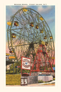 Vintage Journal Wonder Wheel, Coney Island, New York City