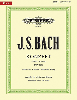 Violin Concerto in a Minor Bwv 1041 (Edition for Violin and Piano): Sheet - Bach, Johann Sebastian (Composer), and Schulze, Hans-Joachim (Composer), and Oistrakh, David (Composer)