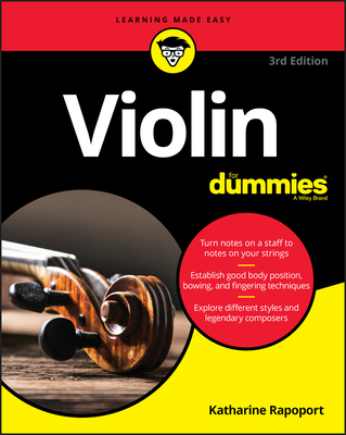 Violin for Dummies: Book + Online Video and Audio Instruction - Rapoport, Katharine