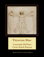 Vitruvian Man: Leonardo DaVinci Cross Stitch Pattern